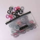 thumbnail image 1 of Paquete de 100 coleteros para mujer, coleteros para niña, coleteros de goma, bandas elásticas para el cabello para regalos de Navidad, horquillas para bebés y niñas., 1 of 2