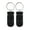Black, variant on Visland 2Pcs Medicine Pill Case Box Outdoor Waterproof Rhinestone Keychain Container