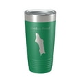 thumbnail image 1 of Jordan Pond Tumbler Lake Map Travel Mug Insulated Laser Engraved Coffee Cup Acadia Maine 20 oz Green, 1 of 1