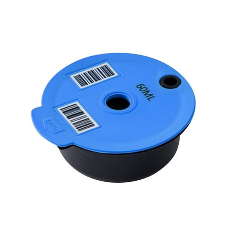

Reusable Coffee Capsules Refillable Coffee Filter with Lids Universal Easily 60ml