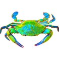 thumbnail image 2 of CafePress - Neon Blue Crab Infant Bodysuit - Baby Light Bodysuit, Size Newborn - 24 Months, 2 of 4