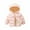 Pink, variant on Odeerbi Baby Boys Girls Coats Outerwear Jackets Toddler Cute 2025 Fashion Pattern Plush Winter Keep Warm Hooded Zipper Jacket