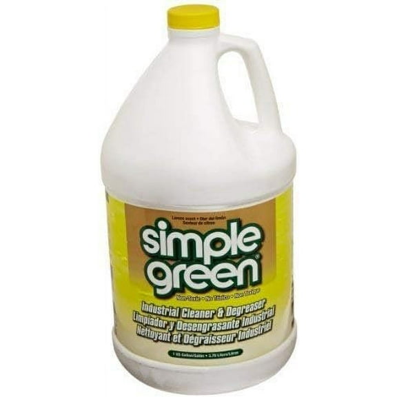 Simple Green Industrial Cleaner and Degreaser Concentrate Lemon - 6 Count, 1 Gal Bottles