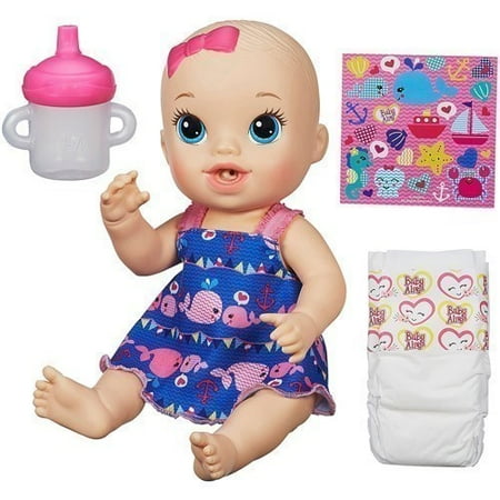 UPC 630509254217 product image for Baby Alive Ba Sips N Cuddles Blonde Nautical | upcitemdb.com