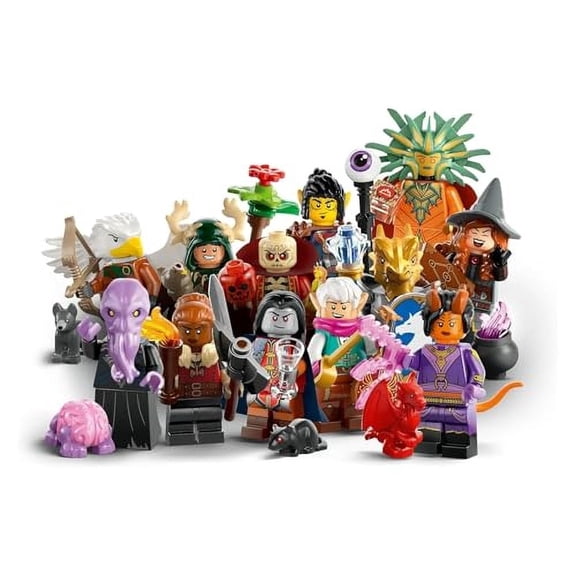 71047 Dungeons & Dragons Collectible Minifigures - Collect all 12 Characters 1 Character per box