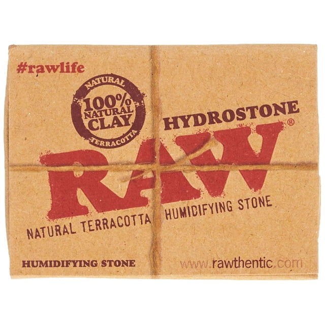 RAW 18324 Hidrostone-Tabacco Natural Terracota Piedra humidificadora de 3,6 cm de diámetro, visualización de 20, loza