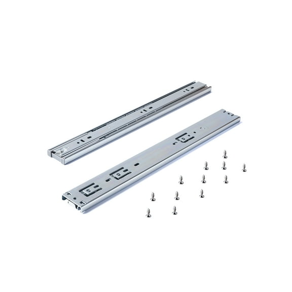 Soft Close 17" Full Extension Side Mount Drawer Slide (Set of 2)