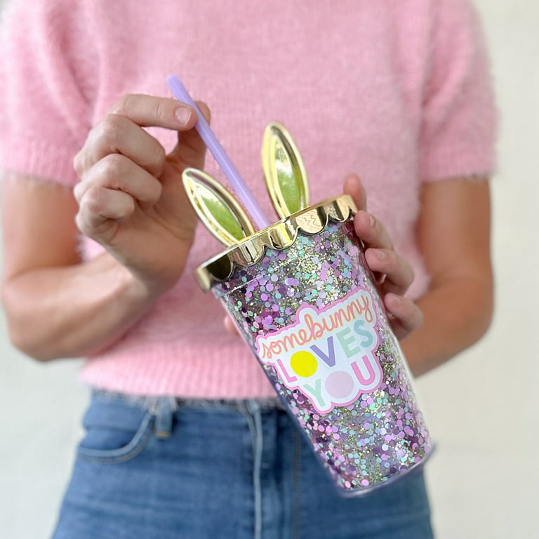Bunny Bum Happy Easter Tumbler (T156) – Swiit Creations
