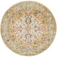 thumbnail image 2 of Nourison Passion Traditional Ivory/Yellow 5'3" x round Area Rug, (5 Round), 2 of 8