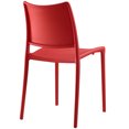 thumbnail image 3 of Modway Hipster Dining Side Chair in Red, 3 of 4