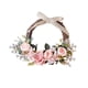thumbnail image 5 of Corona de flores artificiales para puerta, corona de primavera, guirnalda decorativa para interiores Rosa, 5 of 9