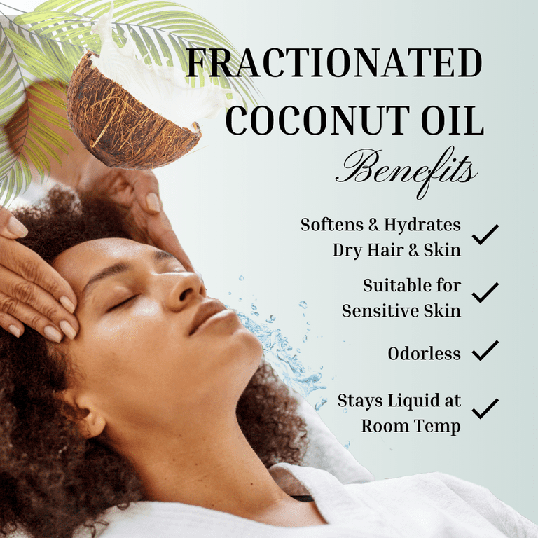  Majestic Pure Fractionated Coconut Oil - Relaxing Massage Oil,  Liquid Carrier Oil for Diluting Essential Oils - Skin, Lip, Body & Hair Oil  Moisturizer & Softener - 16 fl oz : Health & Household