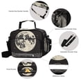 thumbnail image 3 of FORMRS Student Insulated Lunch Bag with Shoulder Strap Reusable Cooler Box for School, Beige Moon, 3 of 9