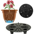 thumbnail image 2 of Bloem 8-in Ariana Self Watering Plastic Planter - Chocolate Brown, 2 of 8