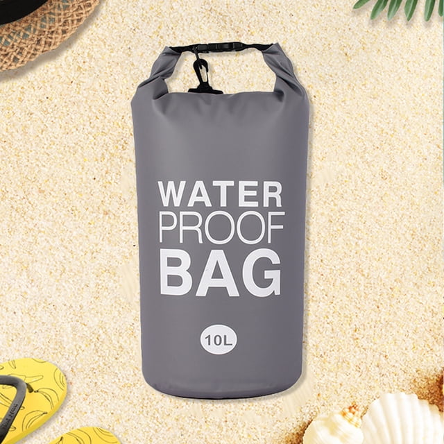 Mochila Seca Impermeable Al Aire Libre Bolsa flotante de agua de lona de PVC para mochila seca impermeable al aire libre 5L/10L portátil