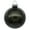 Gunmetal, variant on Vickerman 3" Clear Ball Christmas Ornament with Gunmetal Glitter Interior, 12 Pieces per bag