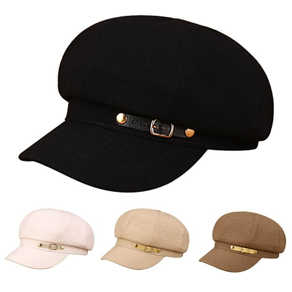 Unisex Vintage Cotton Winter Cap Casual Warm Style Hat For Men Women