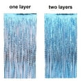 thumbnail image 4 of 5Pcs Wavy Tinsel Foil Fringe Curtains Vibrant Color Sparkling Hanging Door Curtains Backdrop Photography Props, 4 of 10