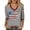 Grey, variant on AJGRHE Women's T-Shirts Patriotic Graphic Print T Shirt Raglan Sleeve Casual Top For Independence Day Celebration And Summer Outfit Red S