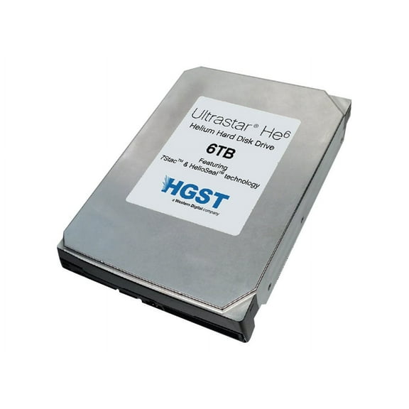 HGST Ultrastar He6 HUS726060ALS640 6 TB Hard Drive, 3.5" Internal, SAS (6Gb/s SAS)