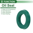 thumbnail image 3 of Anillo de Sello de Aceite Universal Labio UN de Bargains Únicos 22x35x6mm Alta Presión TPU Verde 5 Pcs, 3 of 7