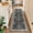 Black, variant on Washable Hallway Runner Rug 2x10: Non Slip Vintage Boho Carpet with Rubber Backing for Kitchen Entryway Hall Holiday Farmhouse Neutral Cream Long Runners (Blue,2'x10')