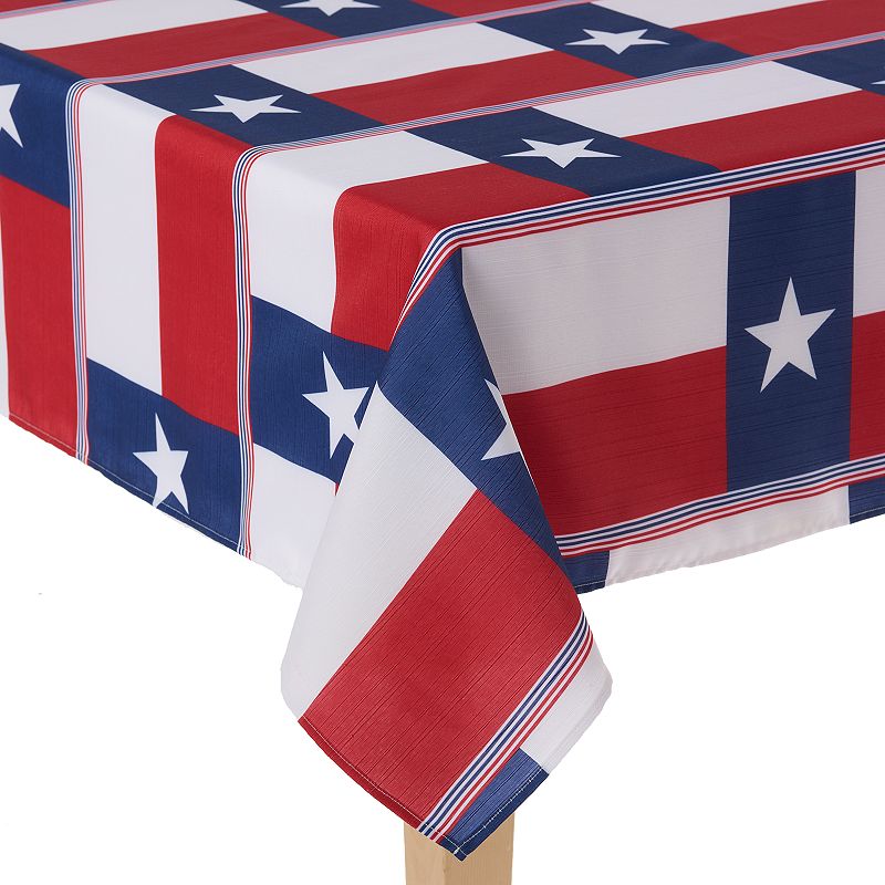 Best Brands Texas Flannelback Tablecloth