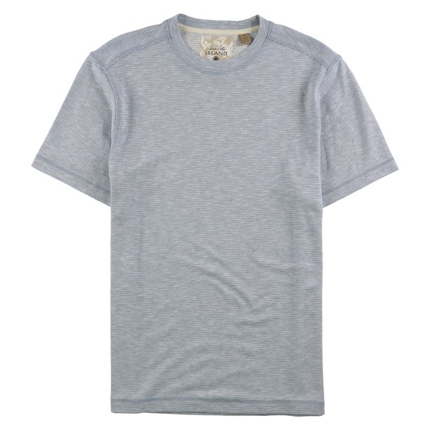 Tasso Elba Camiseta básica de protección de la isla para hombre, azul, pequeña Tasso Elba Camiseta básica