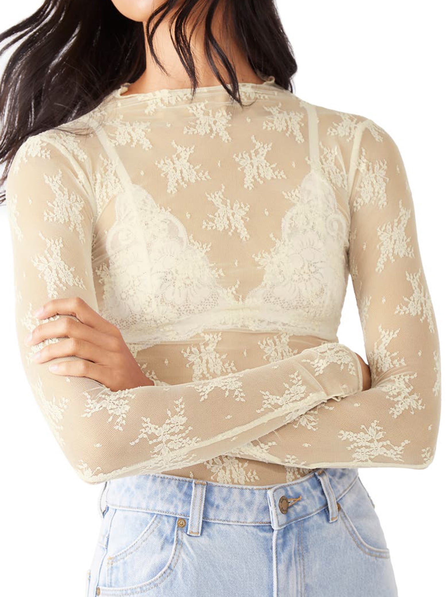 sheer layering top