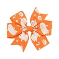thumbnail image 2 of Latrodar Halloween Children's Hairpin Kids Print Girls Cute Bow Hair Accessories Orange up to 30% Off, 2 of 2