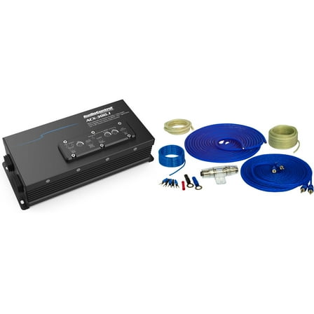 AudioControl ACX-300.1 Mono Powersports/Marine Amplifier — 300 watts RMS x 1 at 2 ohms with 8GA OFC Pure Copper Wiring Kit