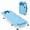 Blue, variant on YESGAIN Foldable Tanning Lounge Chair – 5-Position Adjustable Sun Lounger with Face & Arm Openings, Portable Lightweight Outdoor Chaise for Pool, Patio & Camping, Supports 300 lbs