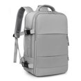 thumbnail image 1 of Women's Multifunctional Travel Backpack Luggage Bag with USB Interface Independent Shoe Cabinet Can Board The Plane, 1 of 5