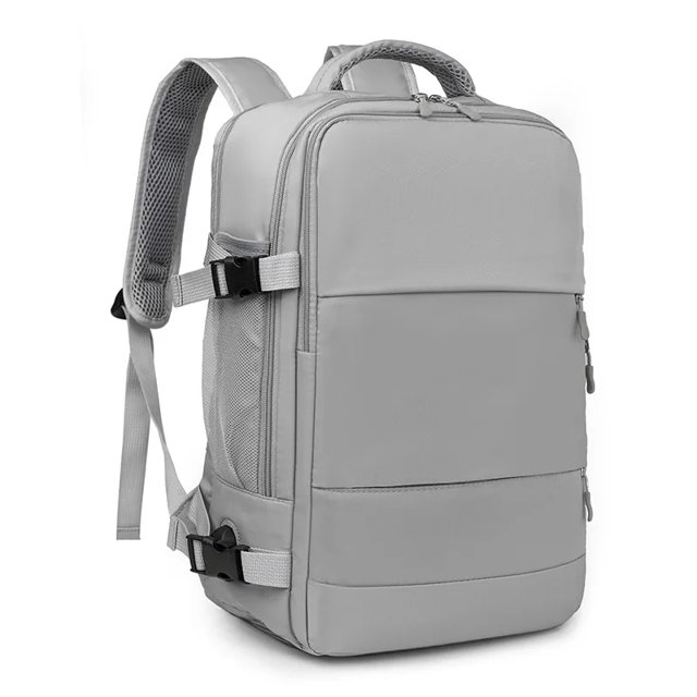 Women's Multifunctional Travel Backpack Luggage Bag with USB Interface Independent Shoe Cabinet Can Board The Plane
