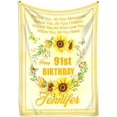 thumbnail image 3 of 50Th Birthday Gift, Birthday Blanket, 50Th Friendship Throws Blanket Gifts Birthday, Birthday Blanket for Women Daughter Grandma, Ladies Gifts for Birthday, Happy Birthday Friend Gift A1, 3 of 5