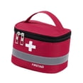 thumbnail image 4 of Milaget Sac de Premiers Secours, Sac Médical Portable avec Poignée Pochette de Rangement d'Urgence, Étui de Voyage Médical pour Lieu de Travail Voiture Voyage Maison S Rouge, 4 of 9