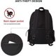 thumbnail image 3 of Black School Backpack, Cute Bookbag For School Teens Gilrs Boys, Casual Back Pack Rucksack, Lightweight Daypack C Black, 3 of 5
