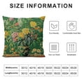 thumbnail image 6 of Acheng Ming Vase Green Chinoiserie Lumbar Pillow Cases Set of 2 Asian Oriental Throw Pillowcase Decorative Pillow Home Artistic Cushion Cover for Bed Farmhouse Patio White, 6 of 6