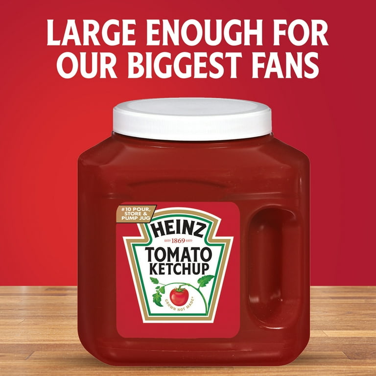 Heinz Large Bottle Tomato Ketchup, 114 oz Gallon Jug - Walmart.com
