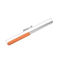 thumbnail image 2 of 4.6ft/1.4M Handheld Flagpoles Stainless Steel Guide Flag Pole Teaching Pointer Orange, 2 of 4