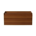 thumbnail image 2 of Fresca Mezzo 48" Teak Wall Hung Modern Bathroom Cabinet, 2 of 4