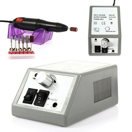 Gel Nails Acrylic Nails - Nail Drill Machine Professional Salon Electric Nail Grinding Machine Manicure Pedicure File Acrylic Kit Bits Gel Polish Nail Art