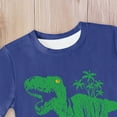 thumbnail image 4 of TOWED22 Toddler Boy Deep Sea Shark Print Short Sleeve Tee Shorts Summer Play Clothes Outfit 18 Months-4T Blue,11-12 Y, 4 of 6
