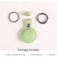 thumbnail image 4 of Genuine Leather Airtag Holder Suitable For Apple Airtag Keychain Leather, Small Air Tag Holder With Key Rings, Protective Airtag Case Cover Accessorie, 4 of 5