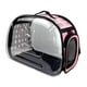thumbnail image 2 of Jaula transportadora para perros y gatos perfecl bolsa de transporte plegable rosa, 2 of 8