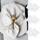 thumbnail image 1 of Juego de 6 servilletas de tela para mesa, servilletas de tela con flecos, servilletas de gasa de algodón lavables y reutilizables de 45 cm para bodas, hoteles, restaurantes, eventos y fiestas (blanco, 1 of 5