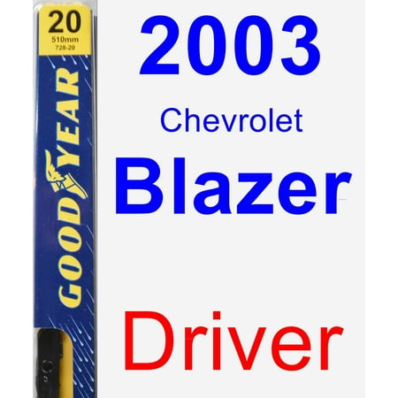 - 2003 Chevrolet Blazer Driver Wiper Blade - Premium
