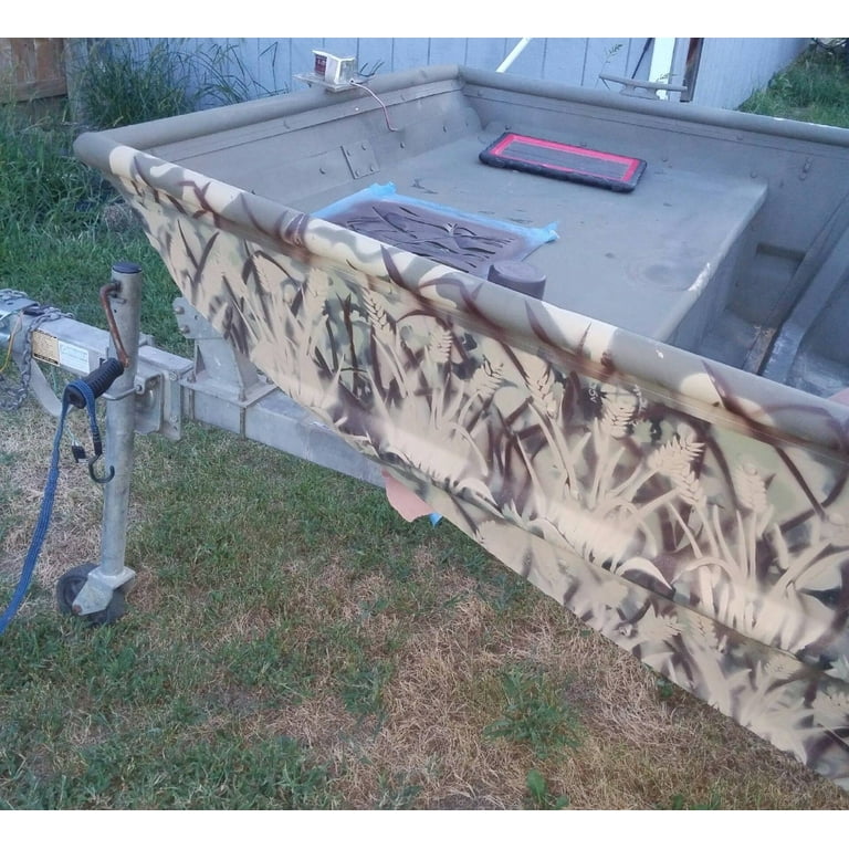 Camouflage Painting Stencils Duck Boat Camo Gun 10 Mil Duracoat 14