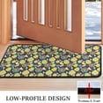 thumbnail image 3 of Yellow Lemon Fruit Slices DarkBlue Pattern Door Rugs,Washable Non Slip Door Mats Indoor,Decorative Door Mats,Entry Mat Indoor for Entrance,Bedroom,Kitchen,Bathroom,30"x17", 3 of 6
