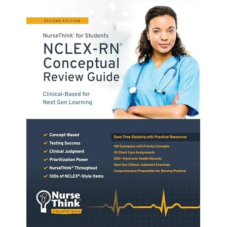 Pre-Owned Nclex-RN Conceptual Review Guide: Clinical-Based for Next Gen Learning (Paperback) 1736476262 9781736476260